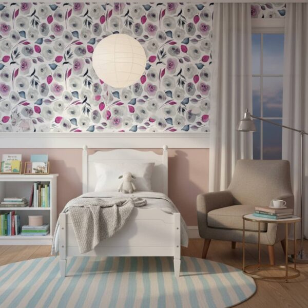 Flor de Izote Wallpaper wallpaper in a Children's Room room