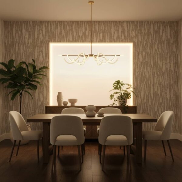 Historical Rip Wallpaper wallpaper in a Statement Dining Room room