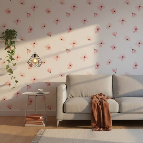 Individual Fare Wallpaper wallpaper in a Scandinavian room