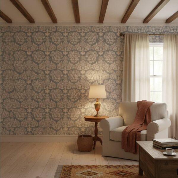 Queens Trial Wallpaper wallpaper in a Cottage Country room