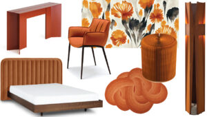 Western Living wall mural product feature
