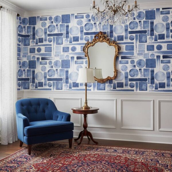 Arandas Royal Wallpaper wallpaper in a Classical / Traditional room