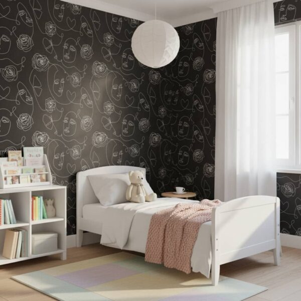 Bois Black Wallpaper wallpaper in a Children's Room room