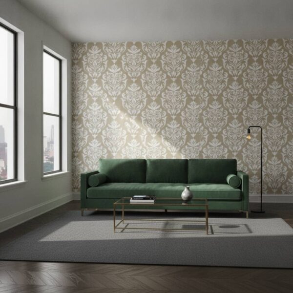 Cambric Napery Wallpaper wallpaper in a NYC Apartment room