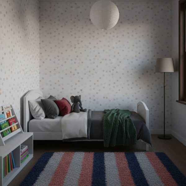 Campeche White Wallpaper wallpaper in a Children's Room room
