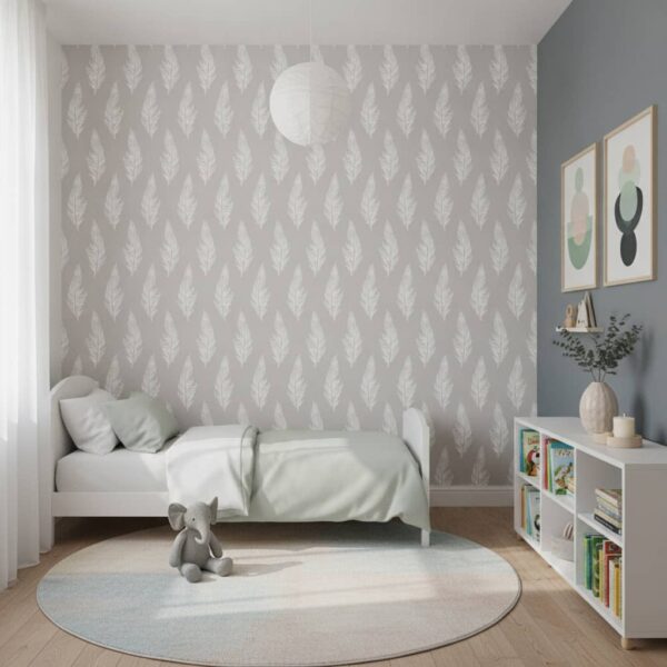 Cholula Feathers Wallpaper wallpaper in a Children's Room room