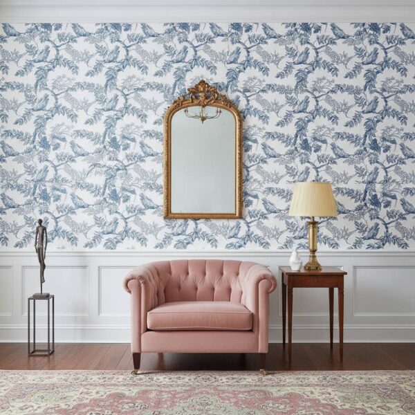Classic Chatter Wallpaper wallpaper in a Classical / Traditional room