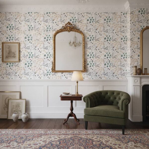 Coral Reef Wallpaper wallpaper in a Classical / Traditional room