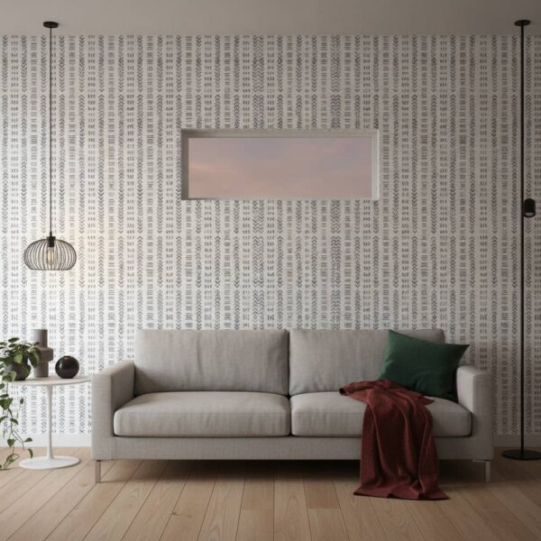 Distyre Wallpaper wallpaper in a Scandinavian room