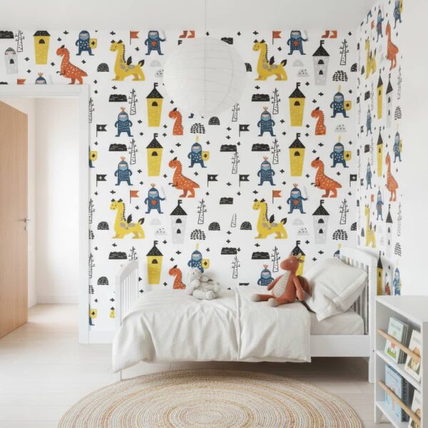 Dungeons and Dragons Wallpaper wallpaper in a Children's Room room