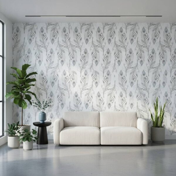 Free Valles Wallpaper wallpaper in a Modern Minimalist room