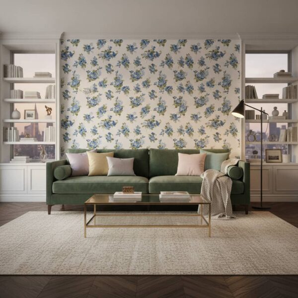 Haisley Wallpaper wallpaper in a NYC Apartment room