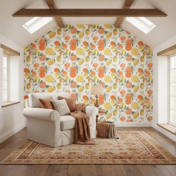 Hansen Wallpaper wallpaper in a Cottage Country room