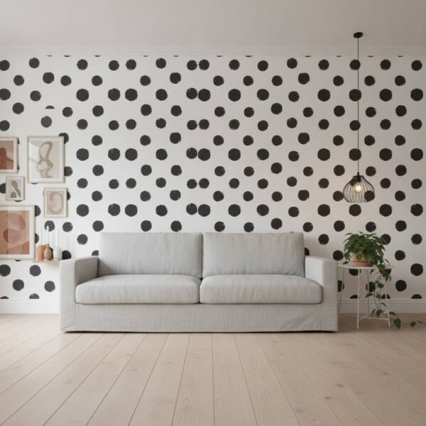 Iota Wallpaper wallpaper in a Scandinavian room