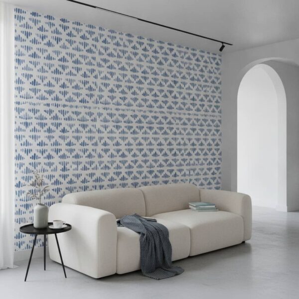 Kinks Wallpaper wallpaper in a Modern Minimalist room