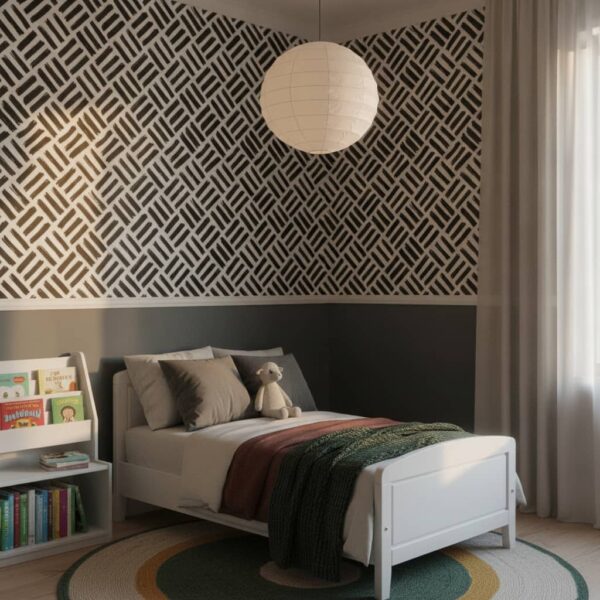 Lattice Wallpaper wallpaper in a Children's Room room