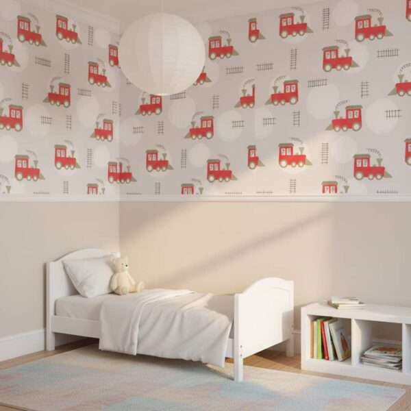 Locomotive Wallpaper wallpaper in a Children's Room room