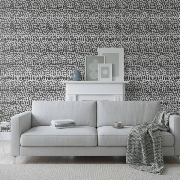 Macchie Wallpaper wallpaper in a Scandinavian room