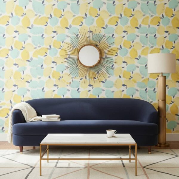 Monterey Pacific Wallpaper wallpaper in a Art Deco room