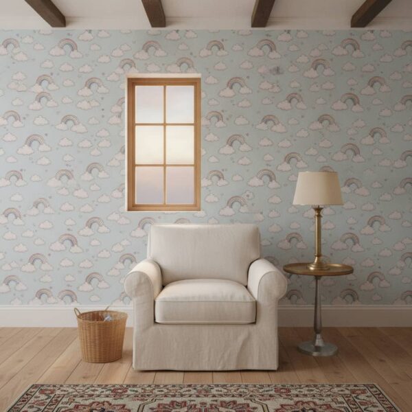 Pots of Gold Wallpaper wallpaper in a Cottage Country room