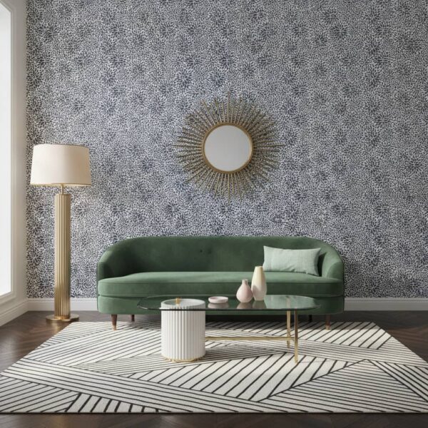 Shiplily Wallpaper wallpaper in a Art Deco room