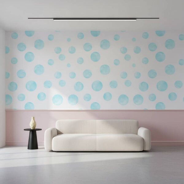 Sky Ecliptic Wallpaper wallpaper in a Modern Minimalist room