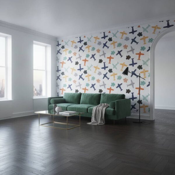 Sky Flyers Wallpaper wallpaper in a NYC Apartment room