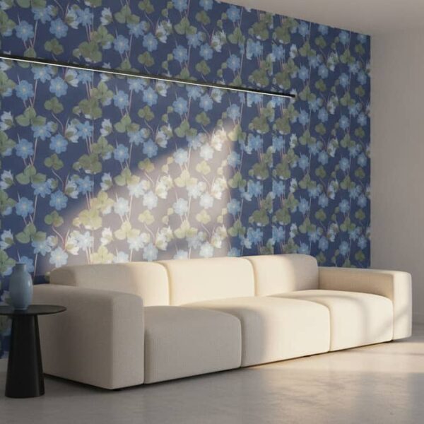 Summer Evening Wallpaper wallpaper in a Modern Minimalist room
