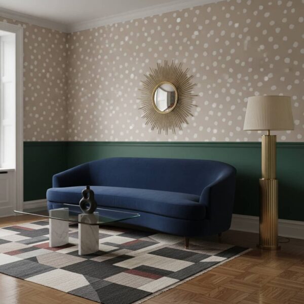 Tijuana Wallpaper wallpaper in a Art Deco room