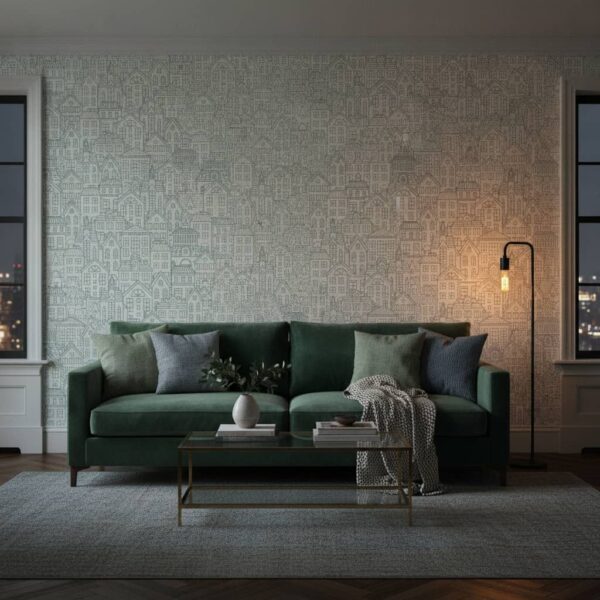 Valle de Santiago Wallpaper wallpaper in a NYC Apartment room