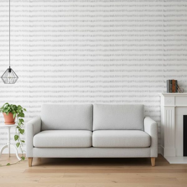 Vertical Virgule Wallpaper wallpaper in a Scandinavian room