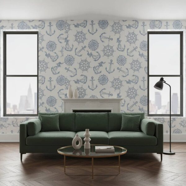Water Vessel Wallpaper wallpaper in a NYC Apartment room
