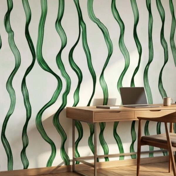 Verdant Reed Lines shown in a bedroom