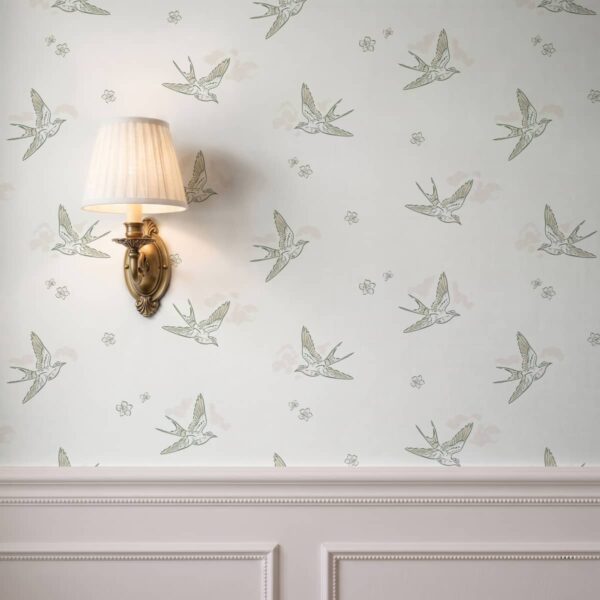 Heirloom in flight shown in a room