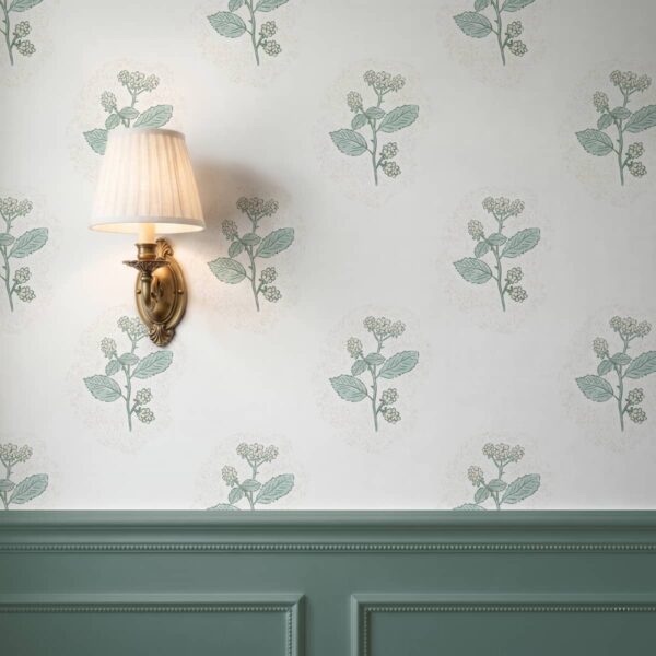 Heirloom Petals Pattern 5 shown in a room, provided by the artist