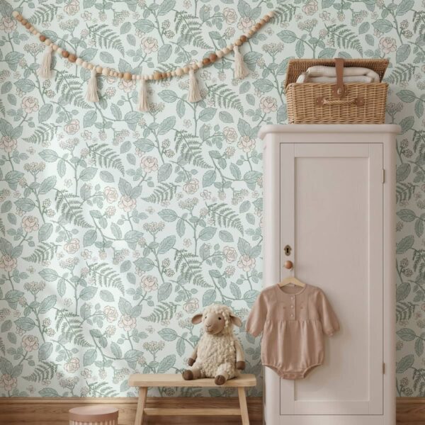 Heirloom Petals Pattern 3 shown in a room, provided by the artist