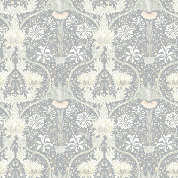 Honeysuckle Inspired William Morris - Cool Tone - Small Scale
