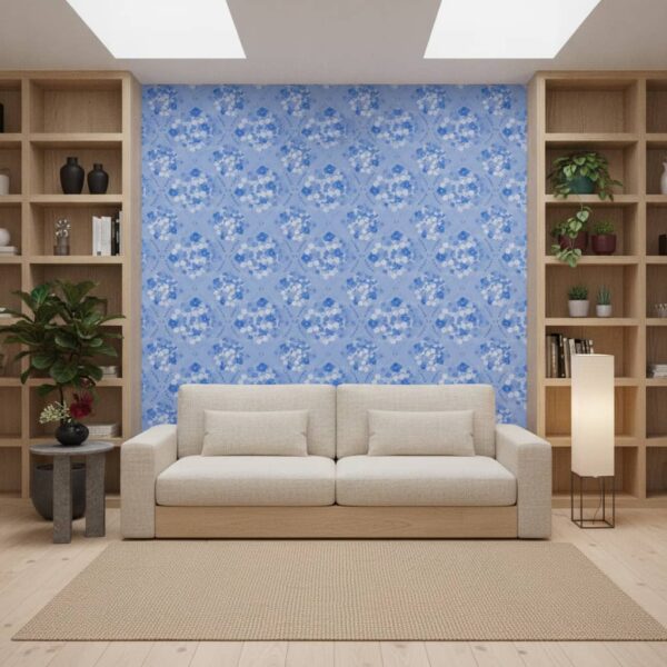 Hydrangea - Canadian-made peel and stick wallpaper from wallpaperonline.ca - close-up detail