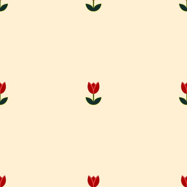 Red Tulip Pattern