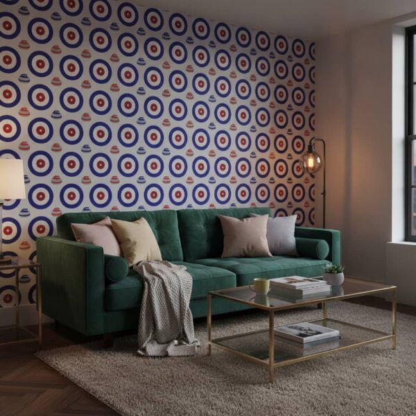 Rock the House - Canadian-made Michelle Stewart Wallpaper wallpaper from Wallpaper Online Canada