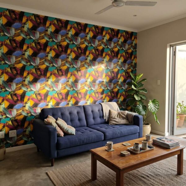 Enloquecido Wallpaper shown in a living room
