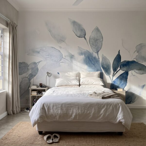 Mural Devine Lights shown in a bedroom
