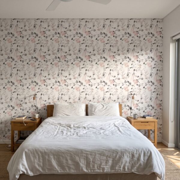 Eucalyptus Grey Wallpaper