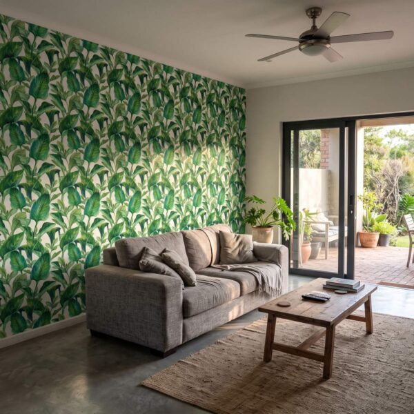 Lush Leaves Wallpaper