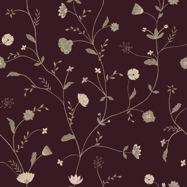 Petals in the sun in burgundy