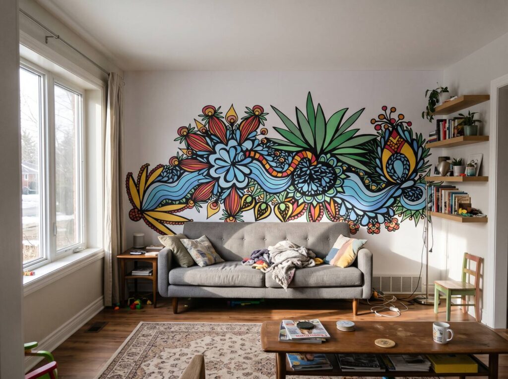 Mural References Meandering Stream Mural » Wallpaper Online Canada
