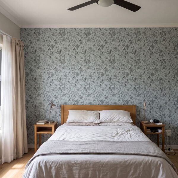 Orchard Blossom Trellis shown in a bedroom
