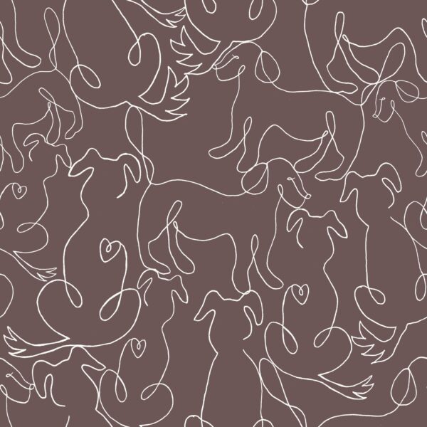 A Dogs Love in Burgundy