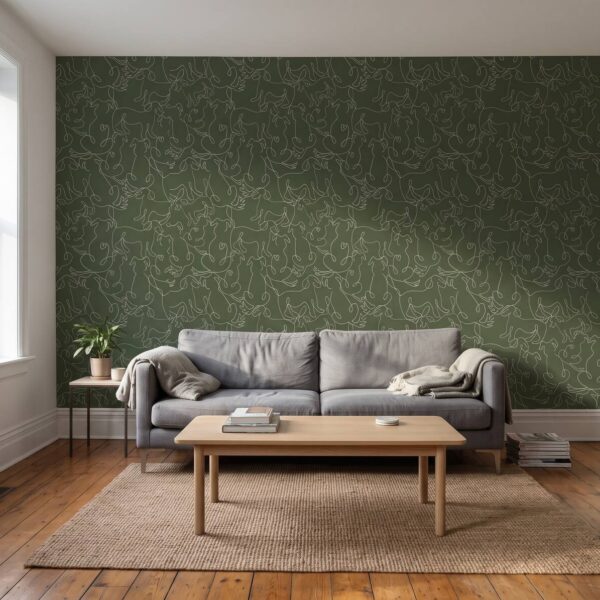 A Dogs Love in Forest Green
