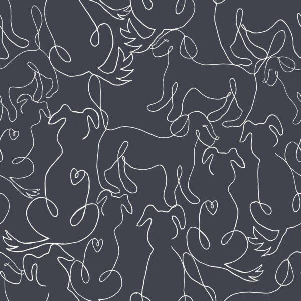 A Dogs Love in Navy